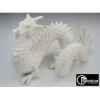 Objet décoration loch-ness dragon blanc Edelweiss -C2195