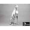 levrier statuette chien argent 77c Edelweiss -C8892