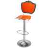 Tabouret baroque orange Acrila - 0019