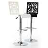 Tabouret contemporain dentelle noir Acrila - 0037