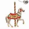 Caroussel cheval rouge 76cm -B 30060