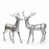 Statue cerf lot de 2 48cm -A 59560