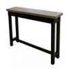 Console table mandalay black rustic oak 120x40xh.78 cm Kingsbridge -TA2003-97-12