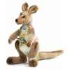 Kangourou kango avec bébé, beige chiné STEIFF -064623