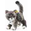 Chat kitty, gris/beige STEIFF -099335