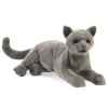Peluche chat gris marionnette à main Folkmanis -3113
