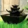Fontaine d\'intérieur en résine temple Produits Zen -SCFR PF5