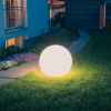 Lampe ronde socle à enfouir blanche Moonlight -mbgr250025