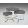 Table basse ronde carbone & acier Marais International -SAT50CC