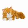 Peluche anna club plush chat roux à longs poils couché - 25 cm ACP -28179019
