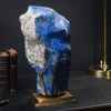 Lapis-lazuli 7.235kg sur socle laiton Objet de Curiosité -PUMI928