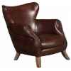 Fauteuil london en cuir couleur cigare arteinmotion -pol-lon0081