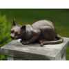Statue en bronze chat couché thermobrass -an6097br-bi
