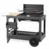 Barbecue + chariot vintage montory acier 61x40 le marquier -bar3550c27