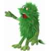 Marionnette à main schlick monstre vert ventriloque Living Puppets -W763