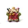 Figurine santa in chair with mickey collection disney trad -4046017