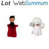 Halloween lot marionnettes diable et Fantôme  -LWS-466