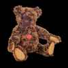 Peluche original hermann teddy ours hubert 54 cm avec bruiteur collector 100ex-16450 0