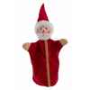 Marionnette à main Père Noël beni 28cm, tête en bois Kersa -61115
