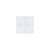 Nappe carrée St Roch Vendange blanc pur coton 180x180 -00