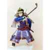 Figurine Samourai peinte Gilles Carda Pipe violette -85C