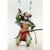 Figurine Samourai peinte Gilles Carda Katana Tête de Lion -139C