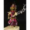 Figurine Samourai peinte Gilles Carda Sodegarami rouge -183C