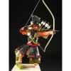 Figurine Samourai peinte Gilles Carda Kyudo Chinois -185C