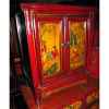 Chevet 2 portes peint style Chine -C3008