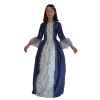 Costume Au fil des contes - Robe Marquise bleue fleurie avec jupon - 10 ans