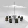 Table et parasol Extremis Arthur  Extremis pour 12 personnes, InUmbra -AROW12_IUW48