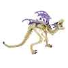 Figurine le dragon squelette violet-60230