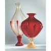 Vase en verre Formia couleur or et rouge -V14101