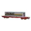 Wagon Plat Jouef Container Pignat SNCF -hj6031