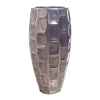Vases-Modèle Mando Vase, surface aluminium-bs3354alu