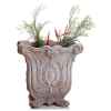 Vases-Modèle Hereford Planter, surface pierre romaine-bs3036ros
