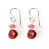 Boucles d'Oreilles SANTA FE briolette grenat Les Joyaux de la Couronne