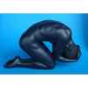 Figurine body talk -homme 2 hands head kneeling black - bt26