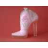 Figurine chaussure miniature collection just the right shoe glittering cowgirl  - rs90611