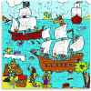 Puzzle 49 pces pirate en boite forme - Jouet Vilac 2555