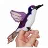 Marionnette à doigts oiseau mouche violet -PC002142 The Puppet Company