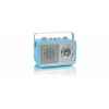 Radio am fm compacte portable bleue claire tangent -uno 2go-bc