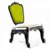 Relax chair baroque verte acrila -rcbv
