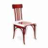 Chaise bistrot rouge acrila -cbr