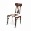 Chaise bistrot marron acrila -cbm