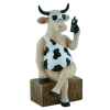 Cow parade -rio de janeiro 2007 , artiste lenny niemeier - call me now-47774