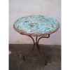 Plateau de table rond turquoise 100 cm P-D-100-T