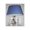 Petite Lampe Ovale Thonier Ls 90 Abat-jour Ovale Bleu Foncé-98