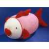 Peluche personnage tricot poisson rose