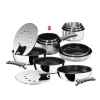 Tefal lot de 3 casseroles + poignée - ingénio inox gourmet 224195